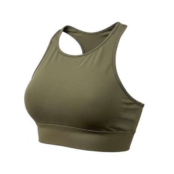 Free People Movement Other - Free People Movement Good Karma Sports Bra Olive Green High Neck Racerback XS S
